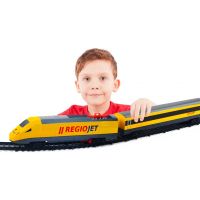 Rappa Vlak žltý RegioJet so zvukom a svetlom funkčný model súpravy 4