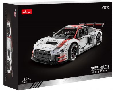 Rastar Stavebnica 1 : 8 Audi R8 LMS GT3 biele