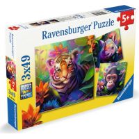 Ravensburger Zvieratká z džungle 3 x 49 dielikov 5