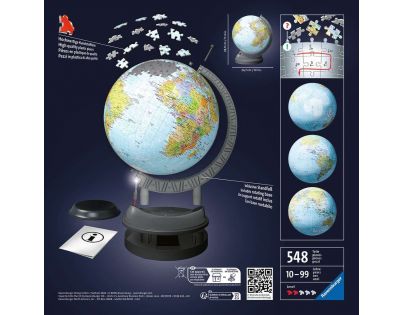 Ravensburger Puzzleball Svietiaci glóbus 540 dielikov