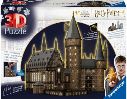 Ravensburger 115501 Harry Potter Hrad Rokfort  Veľká sieň Nočná edícia 540 dielikov