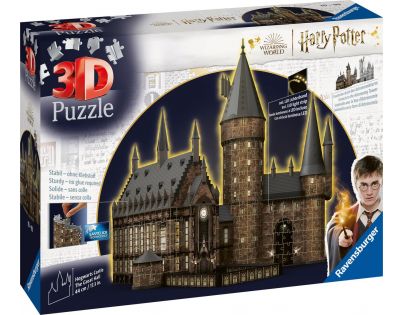 Ravensburger 115501 Harry Potter Hrad Rokfort  Veľká sieň Nočná edícia 540 dielikov