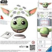 Ravensburger 115563 Puzzle Ball Star Wars: Baby Yoda s ušami 72 dielikov 3