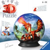 Ravensburger 3D Puzzle PuzzleBall Mystický šarkan 72 dielikov 3