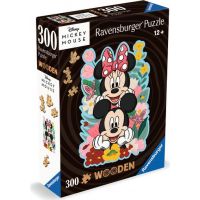 Ravensburger Drevené puzzle Disney Mickey a Minnie 300 dielikov 2
