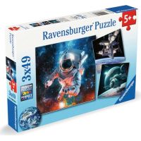 Ravensburger Preskúmanie vesmíru 3 x 49 dielikov 3