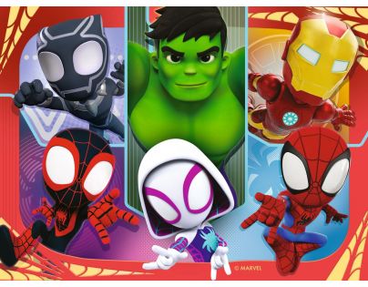 Ravensburger Spidey a jeho úžasní priatelia 4 v 1