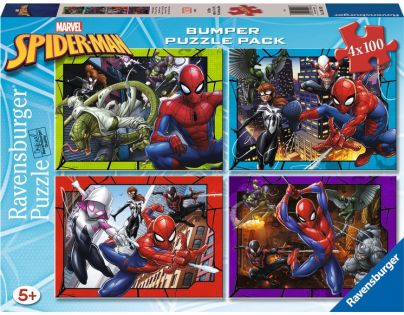 Ravensburger Marvel Spiderman 4 x 100 dielikov