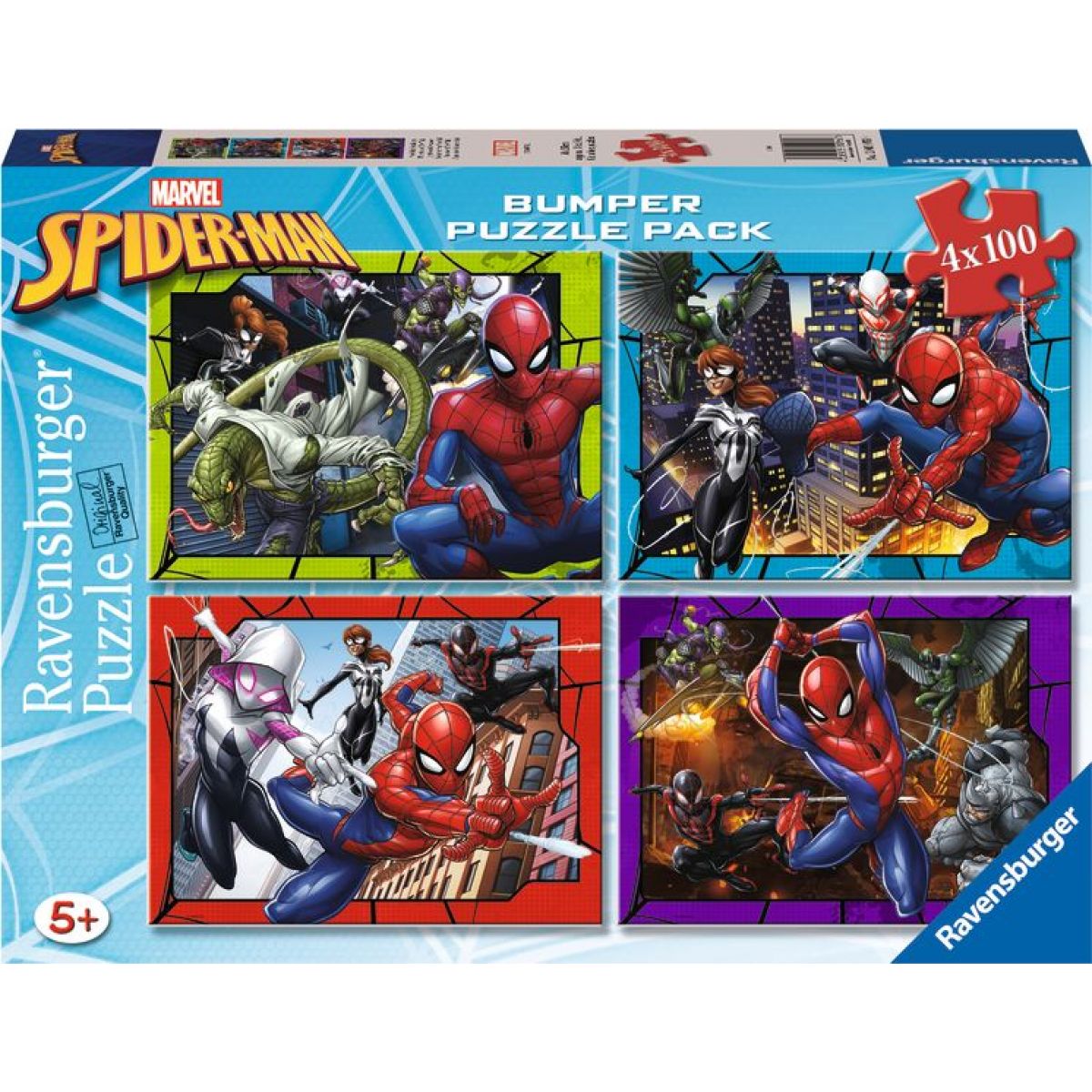 Ravensburger Marvel Spiderman 4 x 100 dielikov