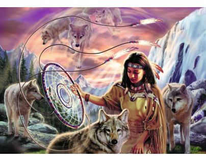 Ravensburger Puzzle Indiánsky lapač snov 1000 dielikov
