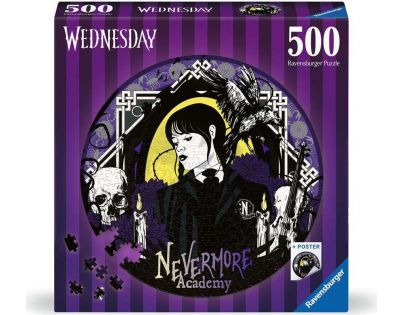 Ravensburger Kruhové puzzle Wednesday 500 dielikov