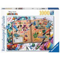 Ravensburger 198160 Puzzle Premium Disney Pixar Sešit výstřižků 1000 dílků Ravensburger 198160 Puzzle Premium Disney Pixar Sešit výstřižků 1000 dílků