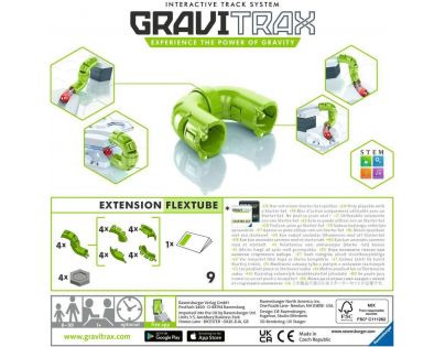 Ravensburger Stavebnica rozšírenie GraviTrax Tubus 9 dielikov