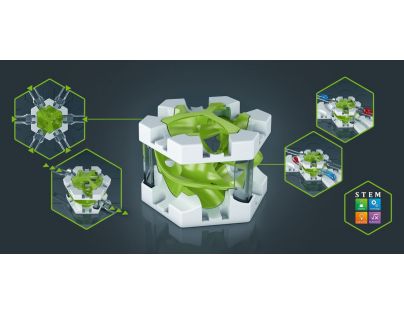 Ravensburger Stavebnice rozšírenie GraviTrax Pro Šroubovice 9 dielikov