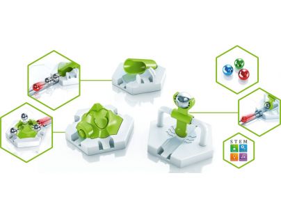 Ravensburger Stavebnice rozšírenie 3 v 1 GraviTrax Rozjazd 9 dielikov