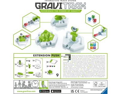 Ravensburger Stavebnice rozšírenie 3 v 1 GraviTrax Rozjazd 9 dielikov
