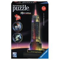 Ravensburger 3D puzzle svietiace Nočná Empire State Building 216 dielikové Ravensburger 3D puzzle svietiace Nočná Empire State Building 216 dielikové