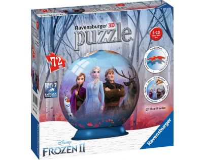 Ravensburger 3D Puzzle Disney Ľadové kráľovstvo II. 72 dielikov