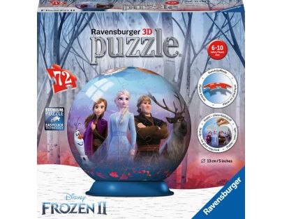 Ravensburger 3D Puzzle Disney Ľadové kráľovstvo II. 72 dielikov