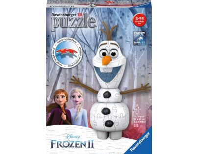 Ravensburger 3d puzzle 111572 Disney Ľadové kráľovstvo 2 Olaf 3D Puzzle 54 dielikov