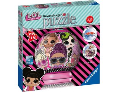 Ravensburger 3D Puzzleball L.O.L 72 dielikov
