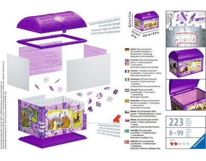 Ravensburger 3D Puzzle Úložná krabica s víkom Kôň 216 dielikov