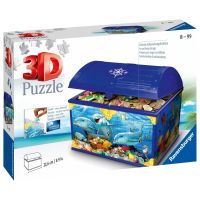 Ravensburger 3D Puzzle Úložná krabica s víkom Podvodný svet 216 dielikov 3