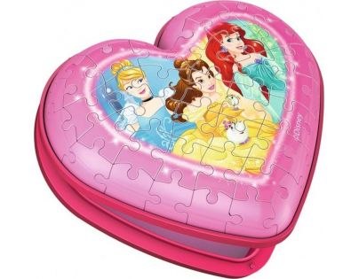 Ravensburger 3D puzzle 112340 Srdce Disney princezné 54 dielikov