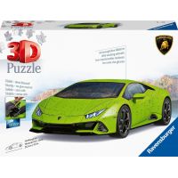Ravensburger 3D Puzzle Lamborghini Huracán Evo zelené 108 dielikov 2