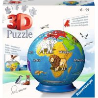 Ravensburger 3D Puzzle Maľovaný globus 72 dielikov 2