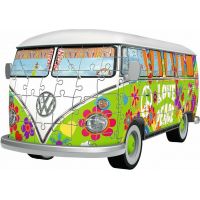 Ravensburger 3D puzzle 125326 VW Bus T1 Hippie 162 dielikov 2