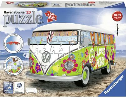 Ravensburger 3D puzzle 125326 VW Bus T1 Hippie 162 dielikov
