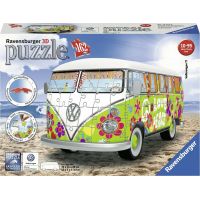Ravensburger 3D puzzle 125326 VW Autobus T1 Hippie 162 dílků Ravensburger 3D puzzle 125326 VW Autobus T1 Hippie 162 dílků