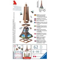 Ravensburger 3D Puzzle 125364 Mini budova Eiffelova veža položka 54 dielikov 3