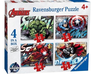 Ravensburger Avengers 12,16,20,24 dílků