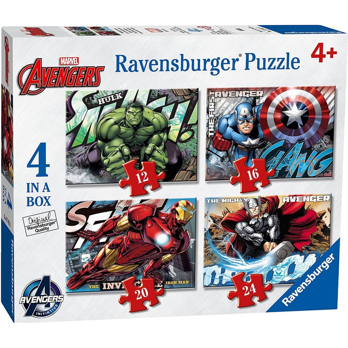 Ravensburger Avengers 12,16,20,24 dílků