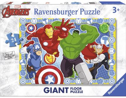 Ravensburger Avengers v akci 24 dílků