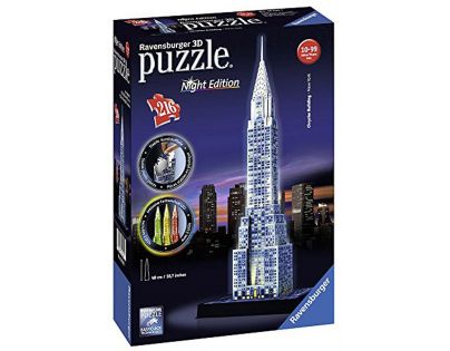 Ravensburger 3D puzzle svítící Chrysler building Noční edice 216 dielikov