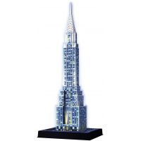 Ravensburger 3D puzzle svítící Chrysler building Noční edice 216 dielikov 2