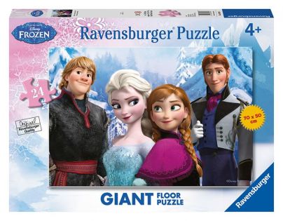 RAVENSBURGER 24 dílků Ledové království: Sestry a přátelé navždy