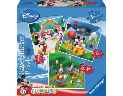 Ravensburger Disney Mickey v Parku puzzle 25 ,36, 49 dielikov