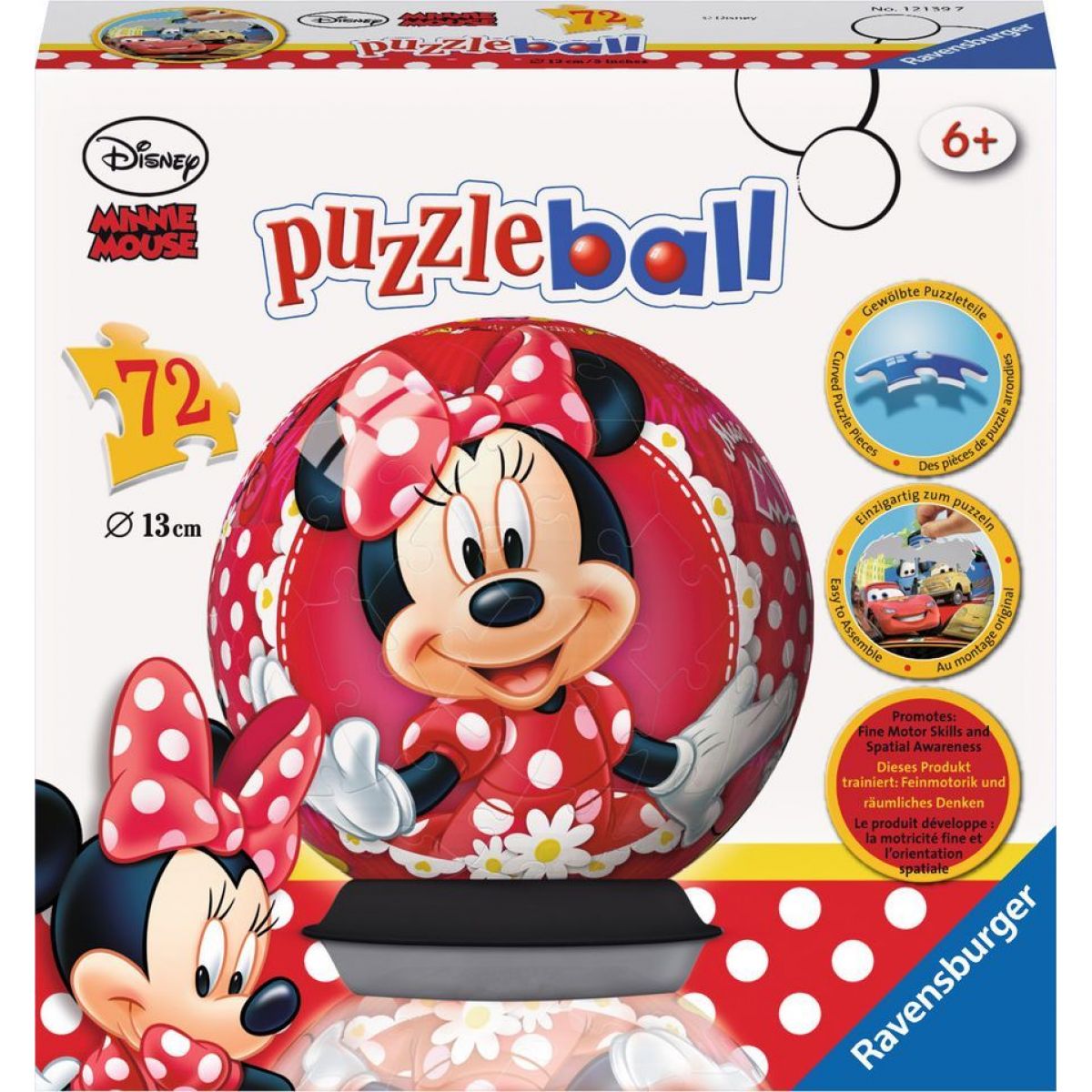Ravensburger 3D puzzleball Minnie Mouse 72 dielikov