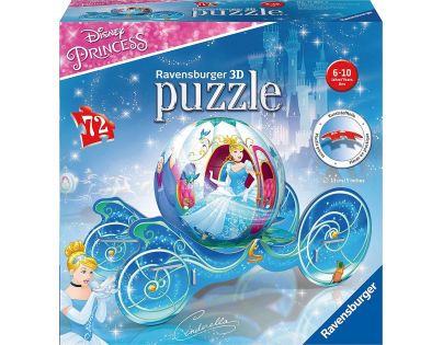 Ravensburger 3D puzzleball Popelčin kočár 72 dílků