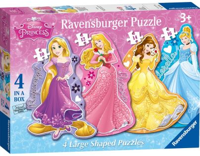 Ravensburger Disney Princezny 4 v 1 tvary