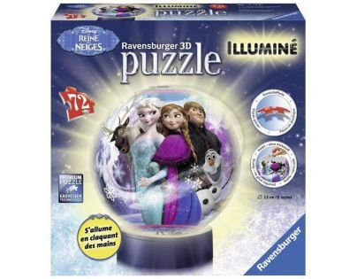 Ravensburger Ledové království Puzzleball svítící 72 dílků