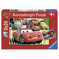 Ravensburger Puzzle Cars Nové dobrodružstvá 2 x 24 dielikov