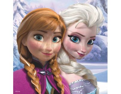 RAVENSBURGER 3v1 Ľadové kráľovstvo: Anna Elsa a priatelia 25,36,49 dielikov