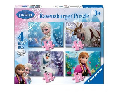 Ravensburger Puzzle Ľadové kráľovstvo 4 v 1