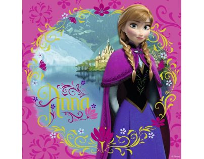 Ravensburger Puzzle Ľadové kráľovstvo Elsa, Anna, Olaf 3 x 49 dielikov
