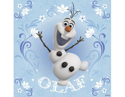 Ravensburger Puzzle Ľadové kráľovstvo Elsa, Anna, Olaf 3 x 49 dielikov
